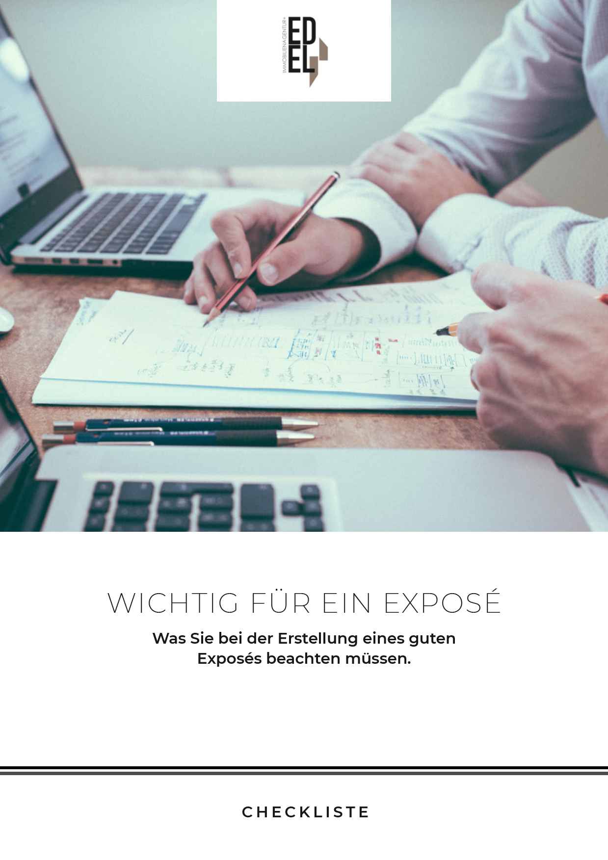 Wichtig für ein Exposé