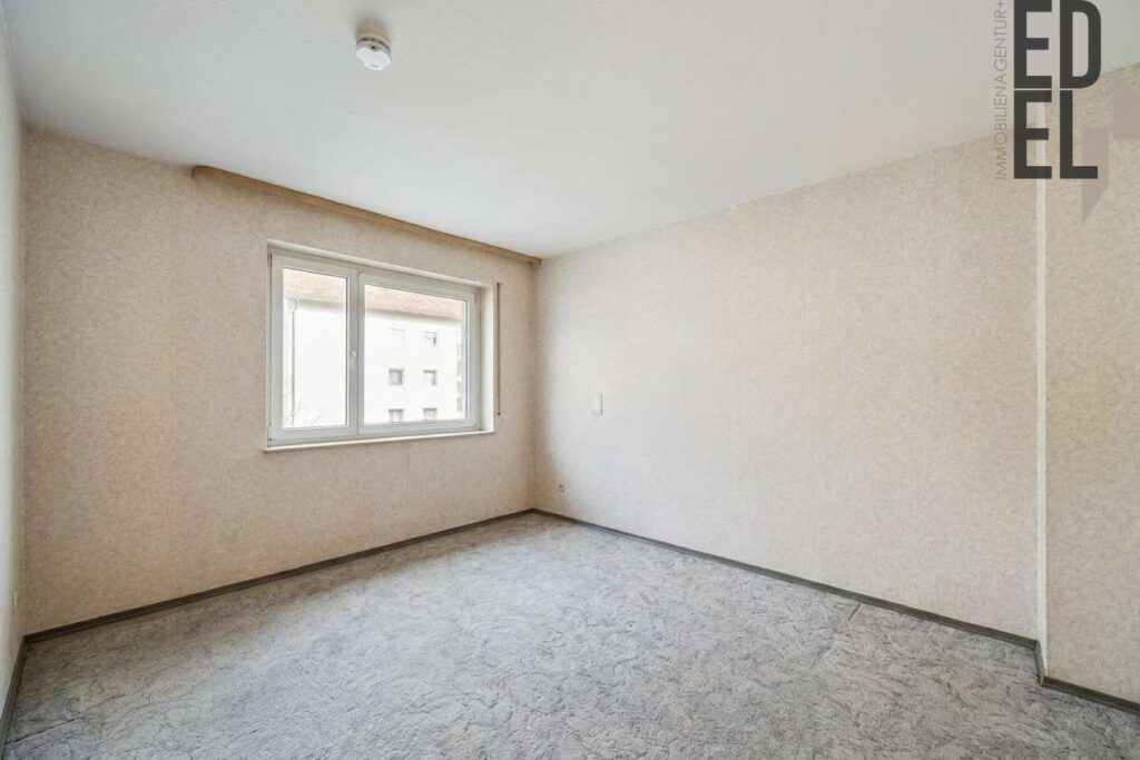 Schlafzimmer mit KI Unmöbliert